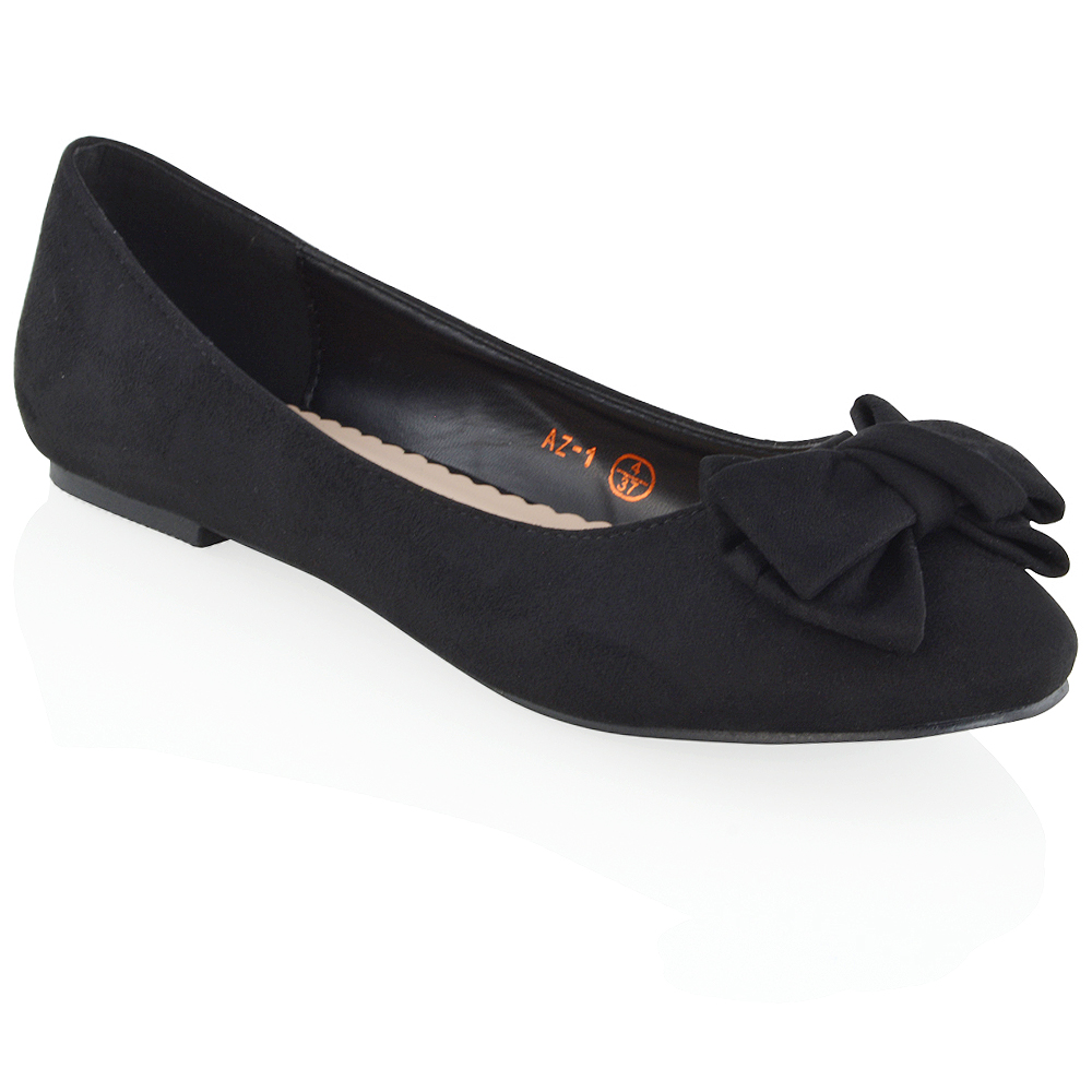 ladies black dolly shoes