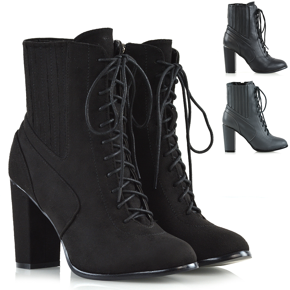 ladies lace up ankle boots uk cheap online
